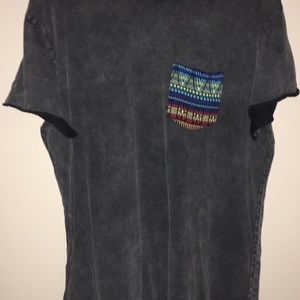 Koto SS Shirt Gray/Black w/ printed pocket Small